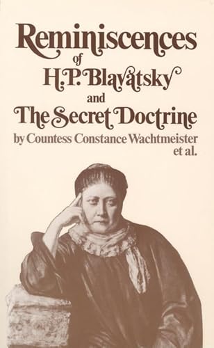 9780835604888: Reminiscences of H. P. Blavatsky and the Secret Doctrine (Quest Books)