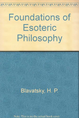 9780835655088: Foundations of Esoteric Philosophy