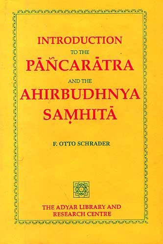 Imagen de archivo de Introduction to the Pancaratra and the Ahirbudhnya Samhita a la venta por Majestic Books