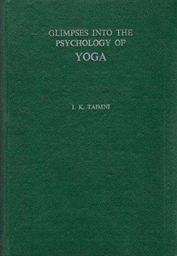 Stock image for Glimpses into the Psychology of Yoga for sale by Front Cover Books