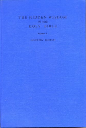 Imagen de archivo de Hidden Wisdom in the Holy Bible a la venta por Better World Books