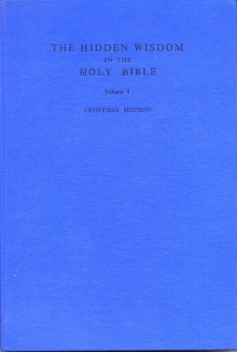 9780835673501: The Hidden Wisdom in The Holy Bible Vol. 1