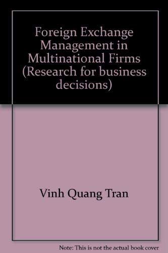 9780835711333: Foreign Exchange Management in Multinational Firms (Research for business decisions)