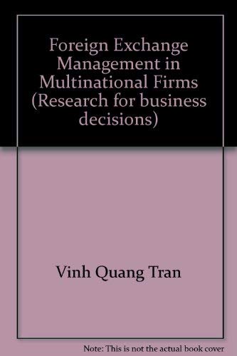 Stock image for Foreign Exchange Management in Multinational Firms for sale by Better World Books