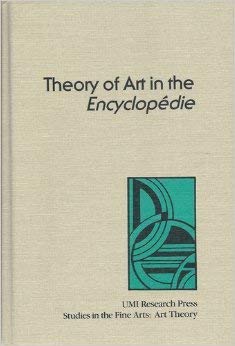 Stock image for Theory of Art in the Encyclopedie for sale by Anybook.com