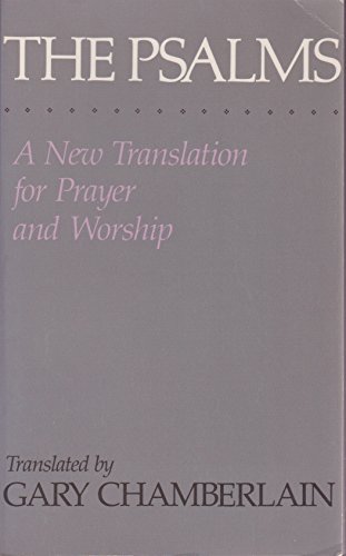 9780835804851: The Psalms: A new translation for prayer and worship