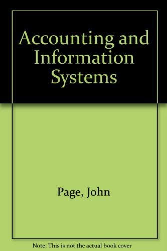 9780835900904: Accounting and Information Systems