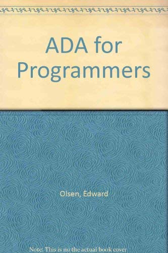 Ada For Programmers