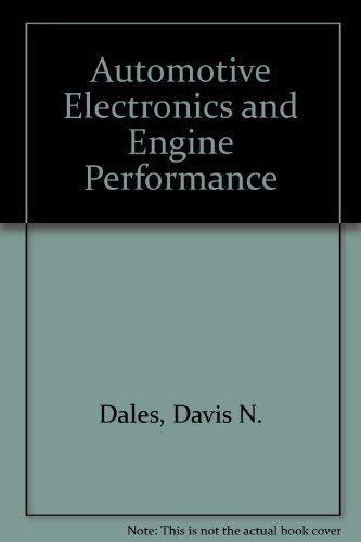 9780835903110: Automotive Electronics and Engine Performance