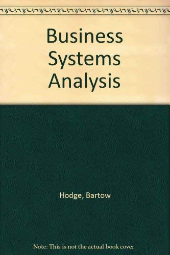 Imagen de archivo de Business Systems Analysis a la venta por dsmbooks