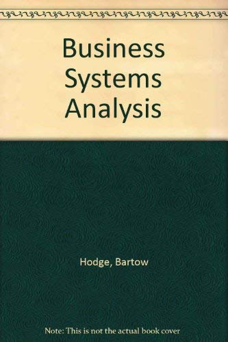 9780835905060: Business Systems Analysis