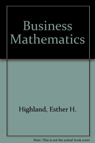 9780835905855: Business Mathematics