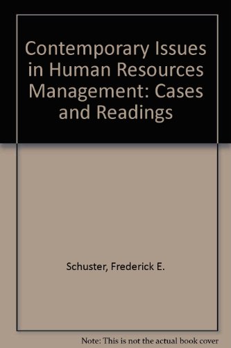 Beispielbild fr Contemporary Issues in Human Resources Management : Cases and Readings zum Verkauf von Better World Books