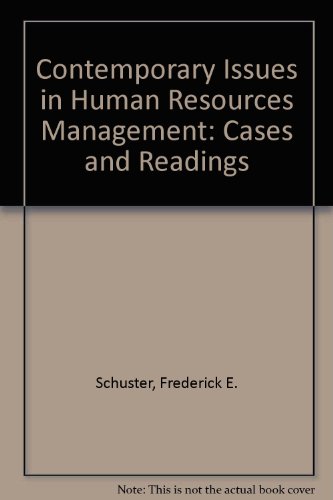 9780835910057: Contemporary Issues in Human Resources Management: Cases and Readings