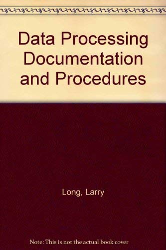 9780835912372: Data Processing Documentation and Procedures
