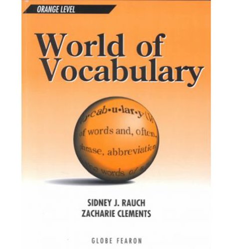 Imagen de archivo de World of Vocabulary: Orange Level a la venta por Decluttr