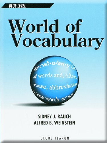 Beispielbild fr WORLD OF VOCABULARY BLUE LEVEL SE 1996C (GLOBE WORLD OF VOCABULARY) zum Verkauf von Wonder Book