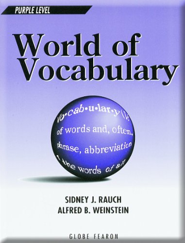 Imagen de archivo de World of Vocabulary: Purple - Reading Level 9 a la venta por Better World Books