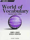 Beispielbild fr World of Vocabulary: Purple Level zum Verkauf von Better World Books