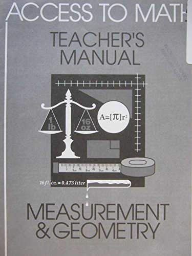 9780835915571: Access to Math: Measurements and Geometry