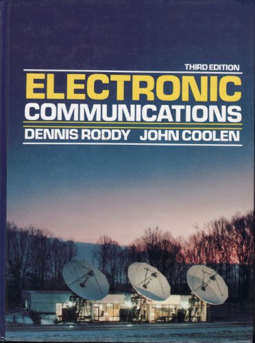 Imagen de archivo de Electronic Communications a la venta por Better World Books Ltd