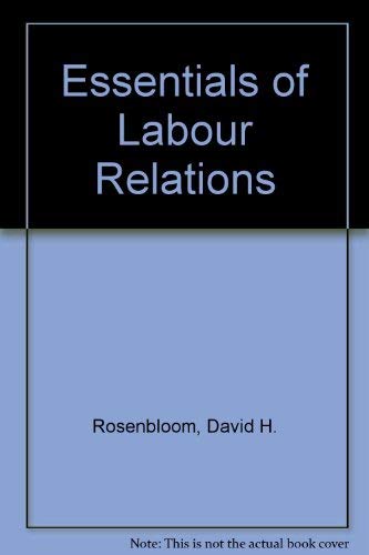 Beispielbild fr Essentials of Labor Relations zum Verkauf von Better World Books