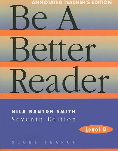 Stock image for BE A BETTER READER: LEVEL D ATE 97C. for sale by St Vincent de Paul of Lane County