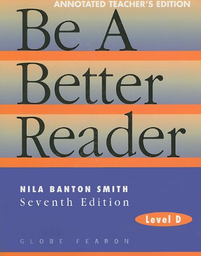 Stock image for Be a Better Reader, Level D for sale by ThriftBooks-Dallas