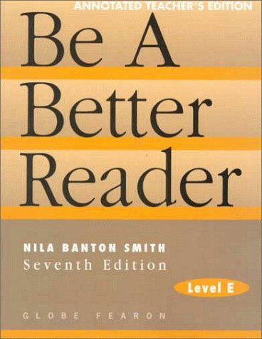 Beispielbild fr Be a Better Reader: Level E (Be a Better Reader) zum Verkauf von Better World Books