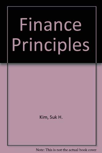 Imagen de archivo de Finance Principles a la venta por HPB-Red