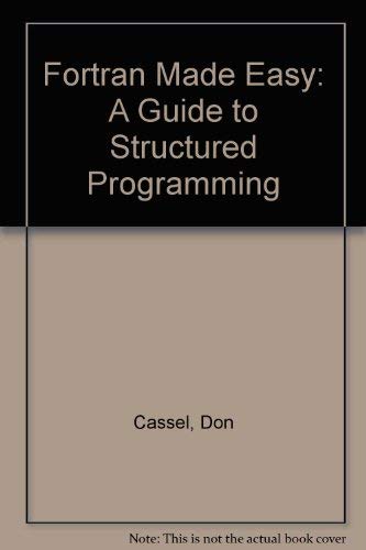 Fortran Made Easy (9780835920896) by Cassel, Don