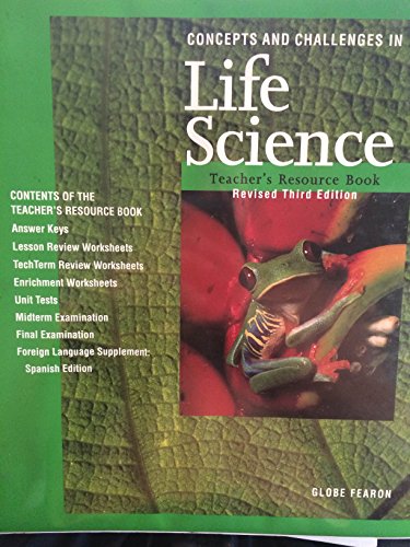 Concepts and Challenges in Life Science: Teacher's Resource Book (Concepts and Challenges Series) (9780835922548) by Leonard Bernstein; Martin Schachter; Alan Winkler