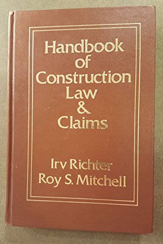 Stock image for Handbook of construction law and claims for sale by HPB-Red