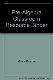 Pre-Algebra Classroom Resource Binder (9780835934572) by [???]