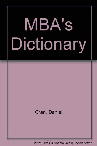 Stock image for The MBA's Dictionary for sale by Better World Books