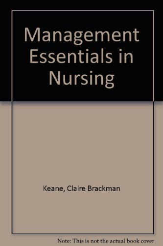 9780835942034: Management Essentials in Nursing