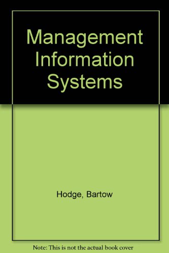 9780835942041: Management Information Systems