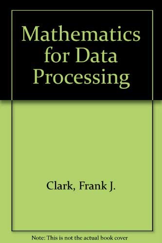 Imagen de archivo de Mathematics for Data Processing a la venta por SecondSale