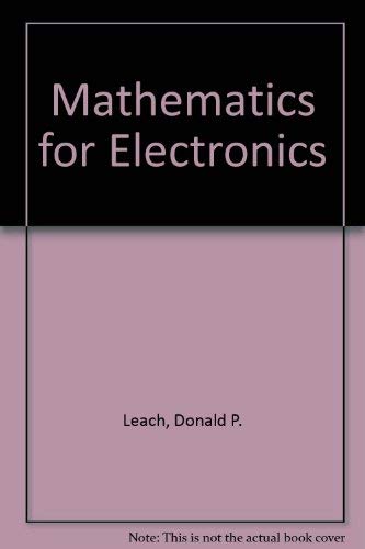 Imagen de archivo de MATHEMATICS FOR ELECTRONICS a la venta por Shoemaker Booksellers