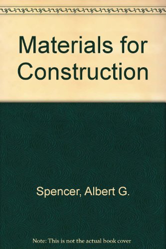 Stock image for Materials for Construction for sale by BookDepart