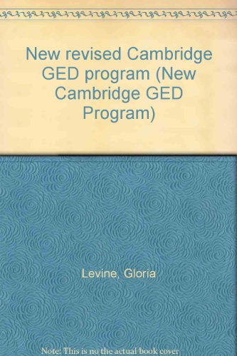 Science (New Cambridge GED Program) (9780835947282) by Cambridge Educational Services