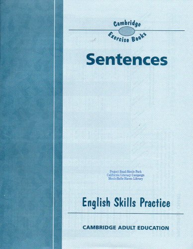 Camb Eng Skls Practice Sentences 98c. (9780835948227) by Cambridge