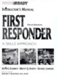 Sm First Responder Skills Appr (9780835951425) by Karren; Keith J. Karren