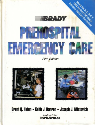 Imagen de archivo de Prehospital Emergency Care a la venta por Better World Books