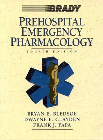 Beispielbild fr Prehospital Emergency Pharmacology zum Verkauf von HPB-Red