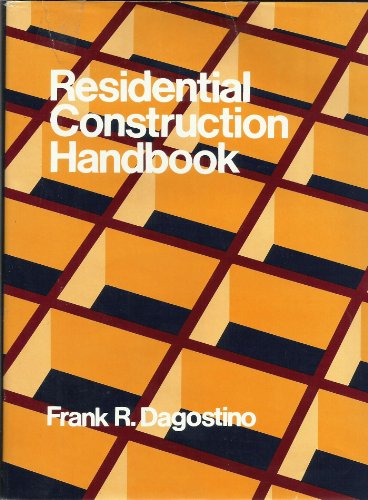 Imagen de archivo de Residential Construction Handbook a la venta por SecondSale