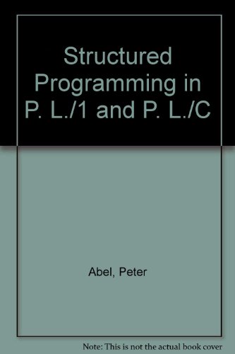 Imagen de archivo de Structured Programming in PL/I and PL/C a la venta por RiLaoghaire