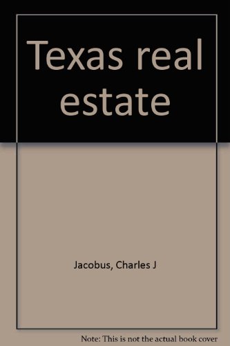 Beispielbild fr Texas Real Estate zum Verkauf von Top Notch Books