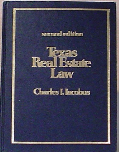 Imagen de archivo de Texas Real Estate Law a la venta por ThriftBooks-Atlanta