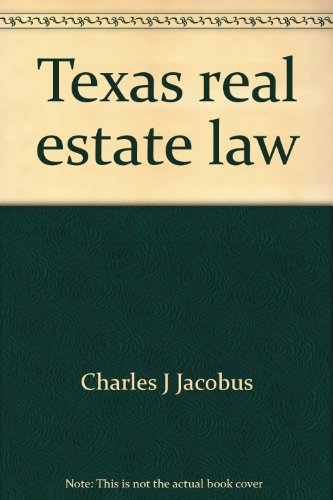 Stock image for Texas Real Estate Law for sale by HPB Inc.